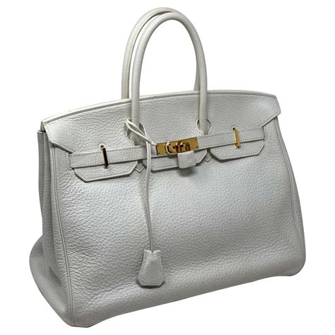 White Birkin 35 